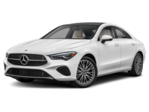 Mercedes CLA luxury compact rental offers sporty elegance