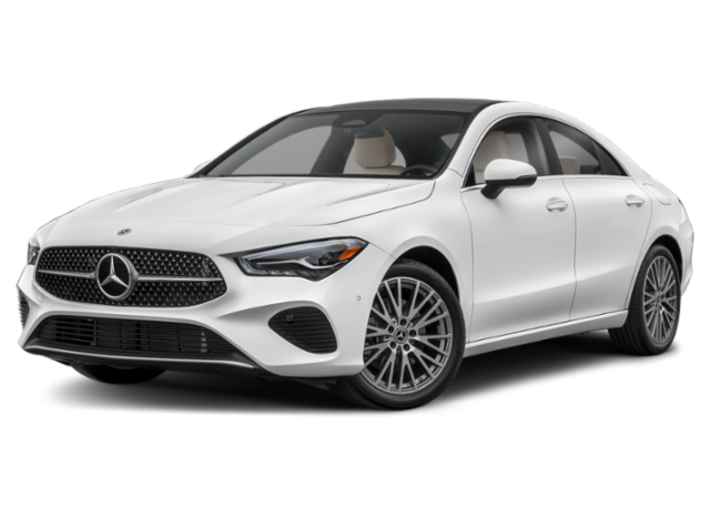 Mercedes CLA luxury compact rental offers sporty elegance