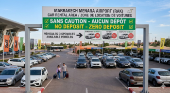 car rental Marrakech airport no deposit available vehicles