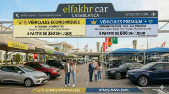 prix location voiture Casablanca véhicules économiques et premium