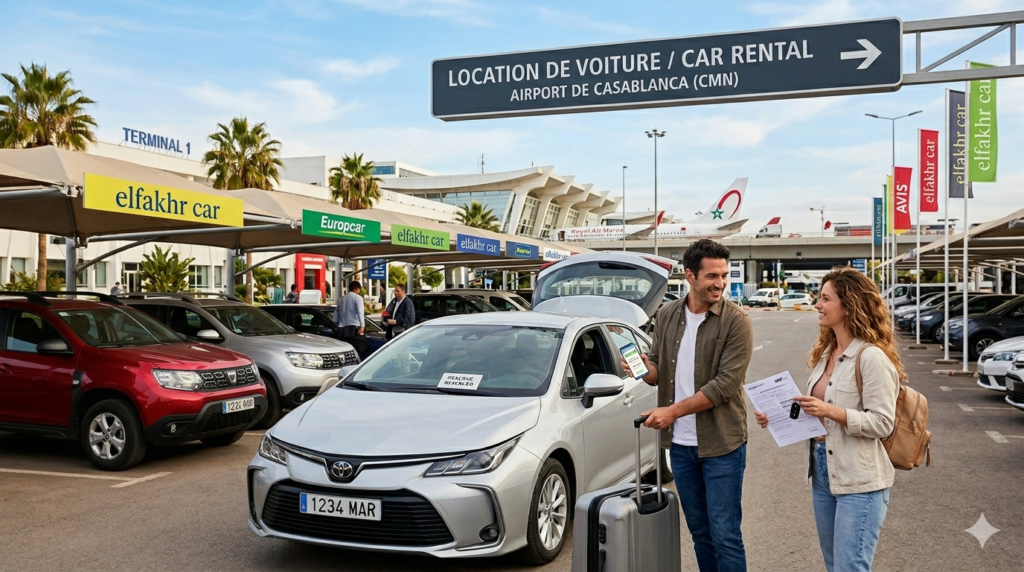 location voiture Casablanca aéroport avec service rapide