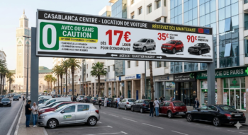 location voiture aéroport Casablanca sans dépôt